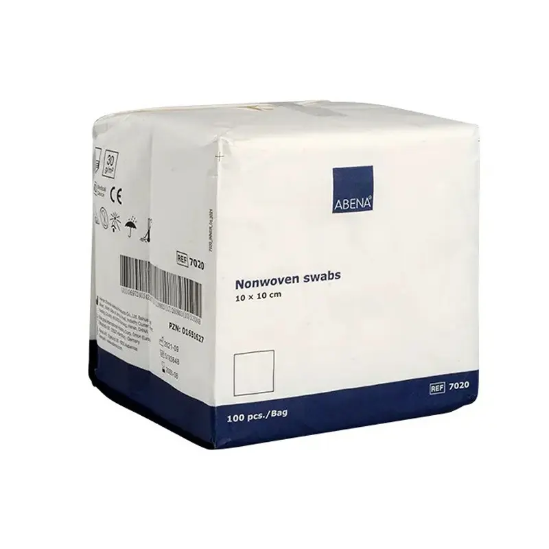 Abena Curi Med Επιθέματα γάζας non woven μη αποστειρωμένα 4ply 10x10cm, 100 τεμάχια