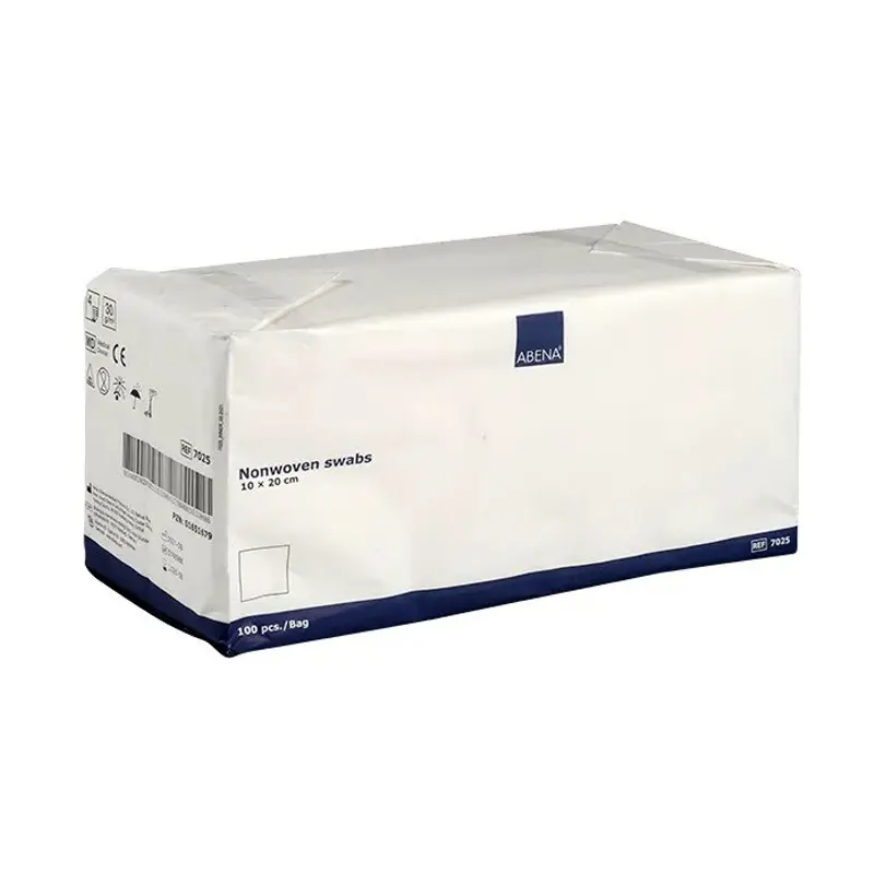 Abena Curi Med Επιθέματα Non woven, μη αποστειρωμένα 4ply, 10x20cm, 100 τεμάχια
