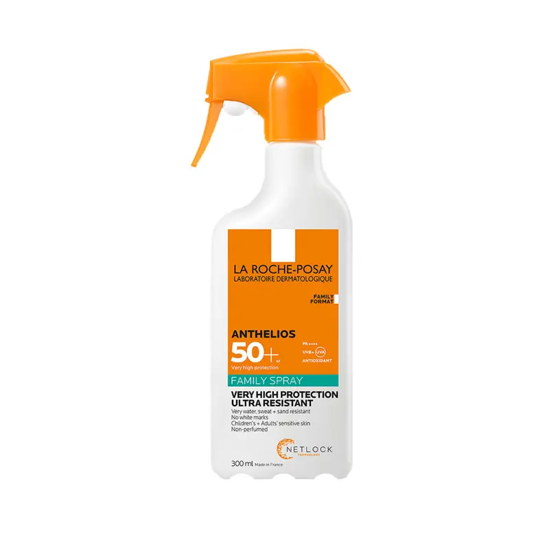 La Roche-Posay Anthelios Family Spray spf50+ αντηλιακό προσώπου και σώματος για όλη την οικογένεια, 300ml