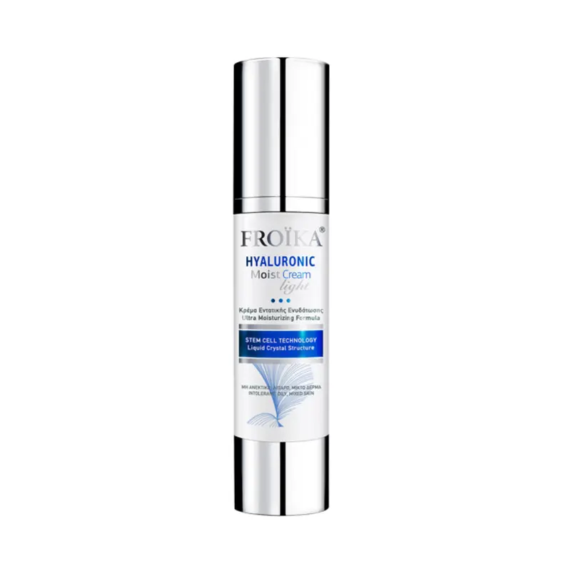 Froika Hyaluronic Moist Cream Light, Κρέμα Εντατικής Ενυδάτωσης για λιπαρά με τάση ακμής δέρματα, 0ml