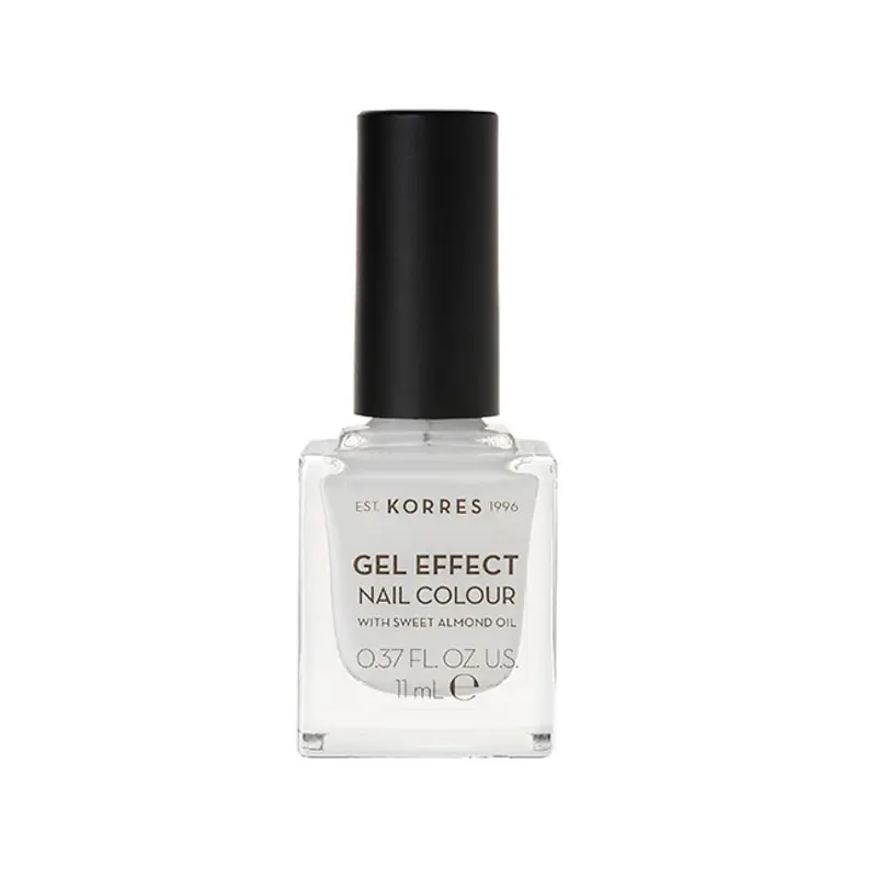 Korres Gel Effect No01 Βlanc White, Mανό Νυχιών, 11ml