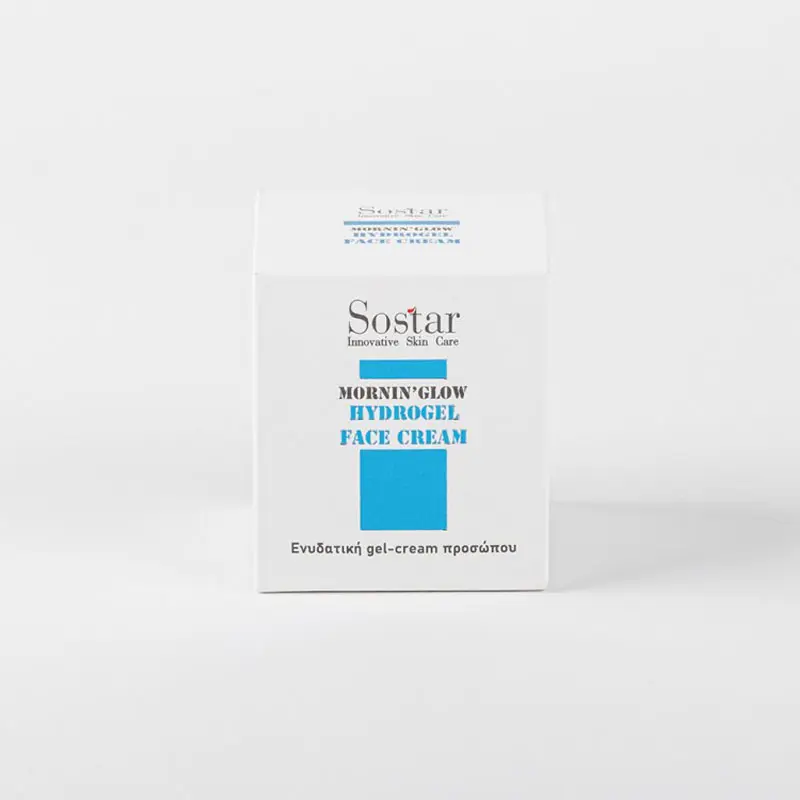 Sostar Mornin’Glow Hydrogel cream, Ενυδατική κρέμα προσώπου, 50ml