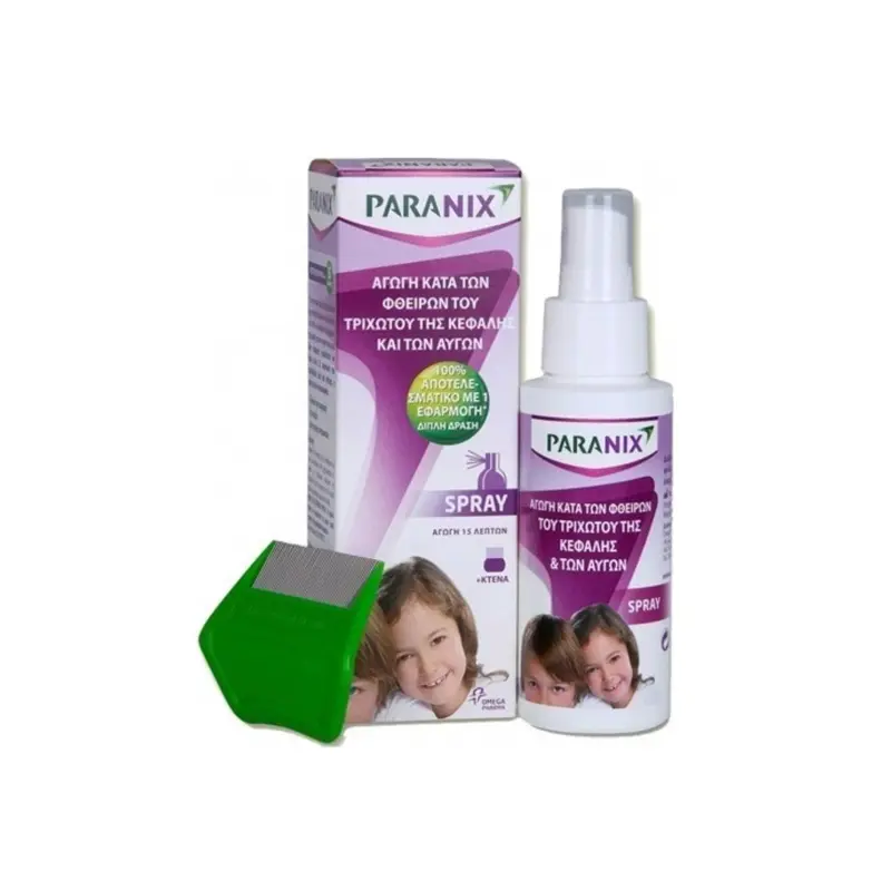 Paranix Spray, Αντιφθειρικό Spray και Χτένα, 100ml