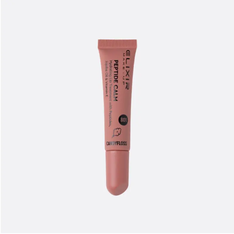 Elixir Peptide Calm #801,  Ενυδατική Θεραπεία Χειλιών με Πεπτίδια, Candyfloss, 15gr