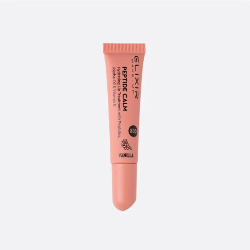 Elixir Peptide Calm #800, Ενυδατική Θεραπεία Χειλιών με Πεπτίδια, Vanilla, 15gr