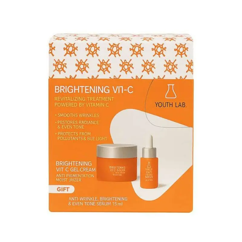 Youth Lab Brightening Vit-C Gel Cream Value Set, Αντιγηραντική Περιποίηση με τη δύναμη της Βιταμίνης C