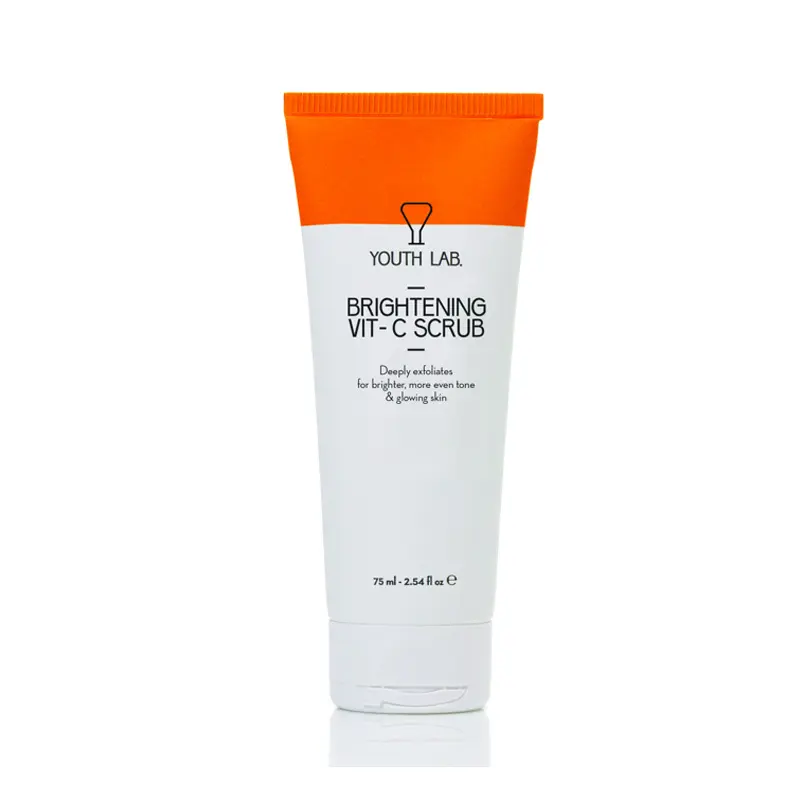 Youth Lab Brightening Vit-C Scrub, Τζελ απολέπισης & μάσκα μαζί, για λάμψη, φωτεινότητα, μείωση κηλίδων, ανομοιόμορφου τόνου & υφής, 75ml
