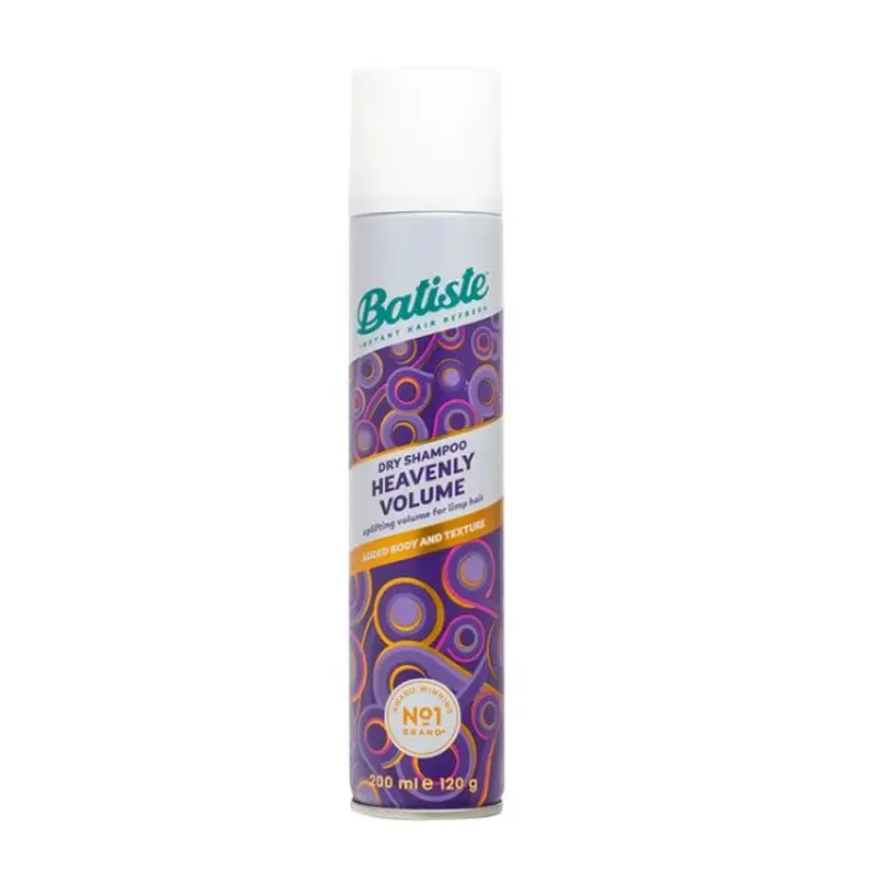 Batiste Dry Shampoo Heavenly Volume, Ξηρό Σαμπουάν για όγκο και λάμψη, 200ml