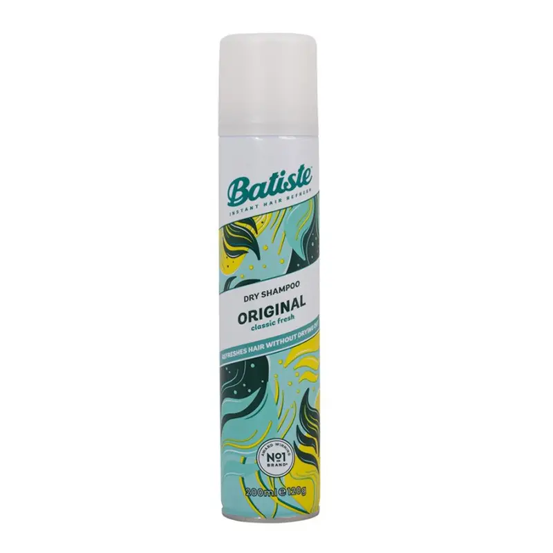 Batiste Dry Shampoo Original Classic Fresh, Ξηρό Σαμπουάν για όγκο και λάμψη, 200ml