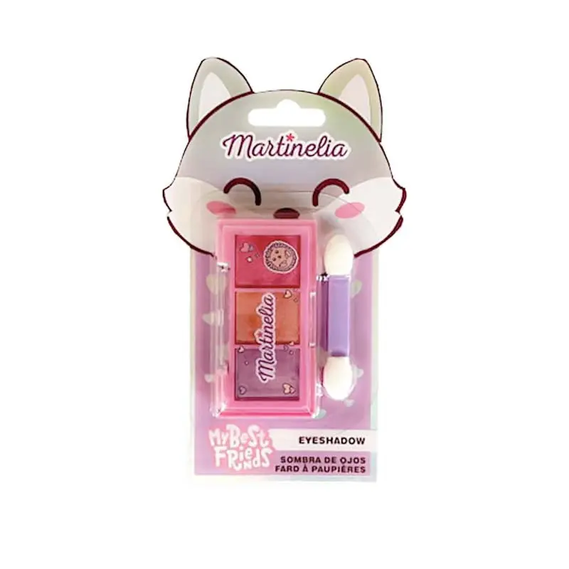 Martinelia My Best Friends Eyeshadow Palette, Παιδική Mini Παλέτα Σκιών με 3 χρώματα, για παιδιά ηλικίας άνω των 3 ετών, 3gr