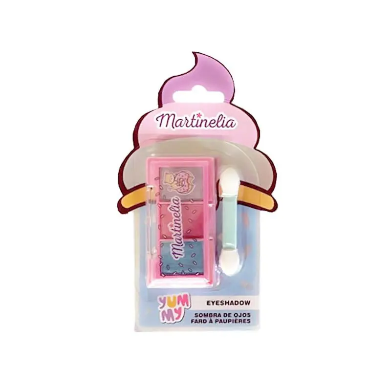 Martinelia Yummy Eyeshadow Palette, Παιδική Mini Παλέτα Σκιών με 3 χρώματα, για παιδιά ηλικίας άνω των 3 ετών, 3gr