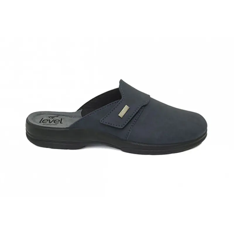 Level Anatomic Ανδρική παντόφλα με velcro 4064, Blue