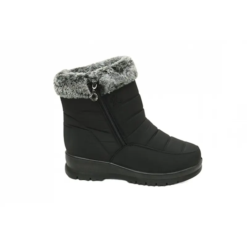 Level Anatomic Μπότα αδιάβροχη με γουνάκι 477, Black