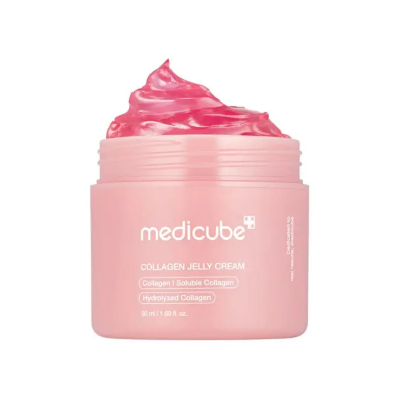 Medicube Collagen Jelly Cream, Κρέμα με υδρολυμένο κολλαγόνο & νιασιναμίδη για σύσφιξη, ενυδάτωση και λάμψη, 50ml
