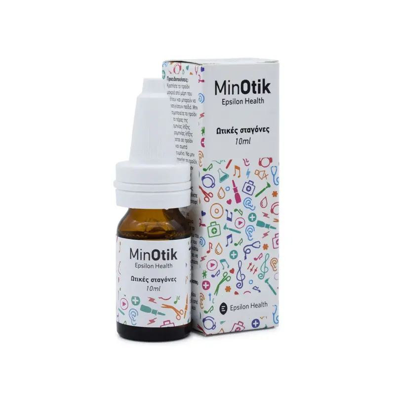 Epsilon Health Minotik Ear Drops, Ωτικές Σταγόνες, 10ml