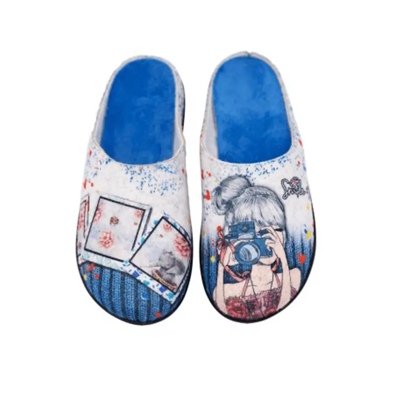 SaveYourFeet Γυναικεία ανατομική παντόφλα 3037, Blue