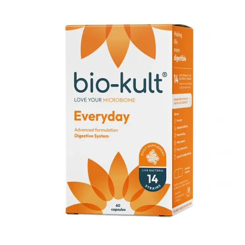 Bio-Kult Everyday, Προηγμένη Φόρμουλα με 14 στελέχη φιλικών βακτηρίων για την ενίσχυση του γαστρεντερικού και του ανοσοποιητικού συστήματος, 14 κάψουλες