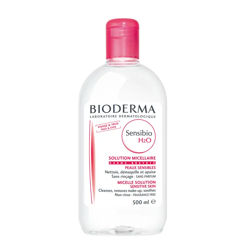 Bioderma Sensibio H2O, Το Νο1 νερό καθαρισμού micelllaire που καταπραΰνει, καθαρίζει και απαλλάσσει το δέρμα από μακιγιάζ και ρύπους, 500ml
