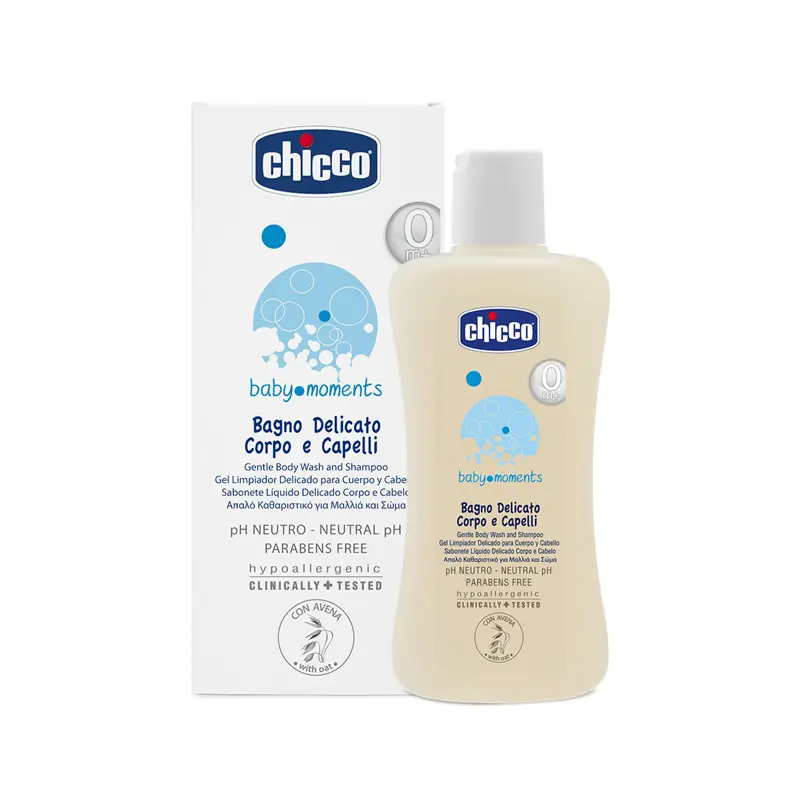 Chicco Baby Moments Σαμπουάν & Αφρόλουτρο, 200ml