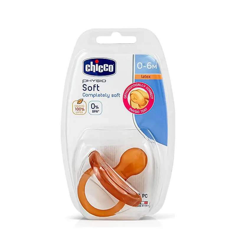 Chicco Πιπίλα Όλο Καουτσούκ, 0-6 Μηνών