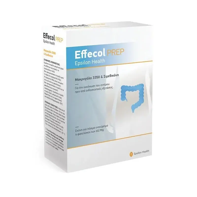 Epsilon Health Effecol Prep, Για την κένωση του εντέρου πριν από ενδοσκοπικές εξετάσεις, 4φακελίσκοι