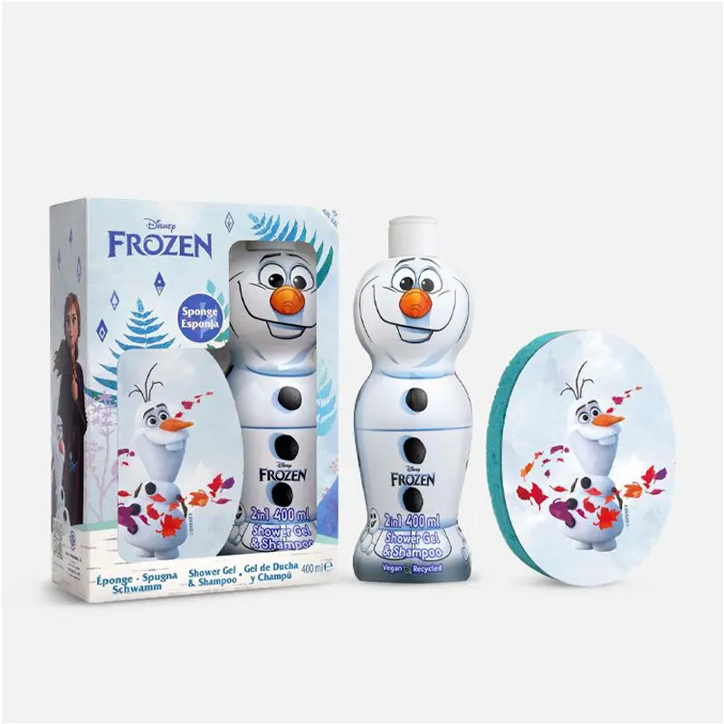 Disney Frozen Σετ Δώρου με Αφρόλουτρο & Σαμπουάν 2 σε 1 Όλαφ και Σφουγγάρι Μπάνιου