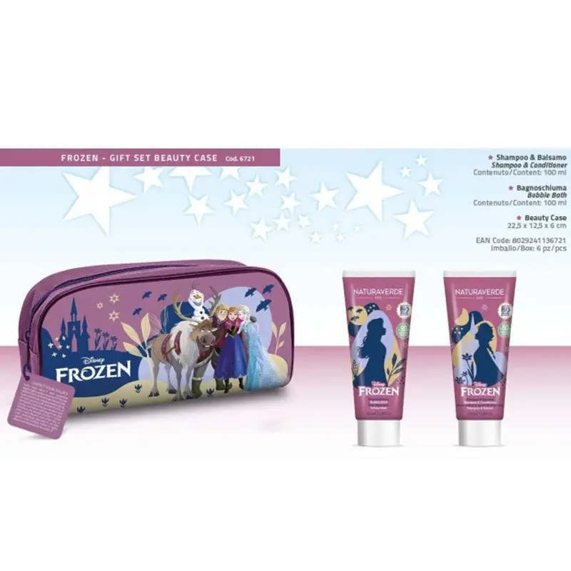 Disney Frozen Νεσεσέρ με Παιδικό Σαμπουάν, 100ml και Παιδικό Αφρόλουτρο, 100ml