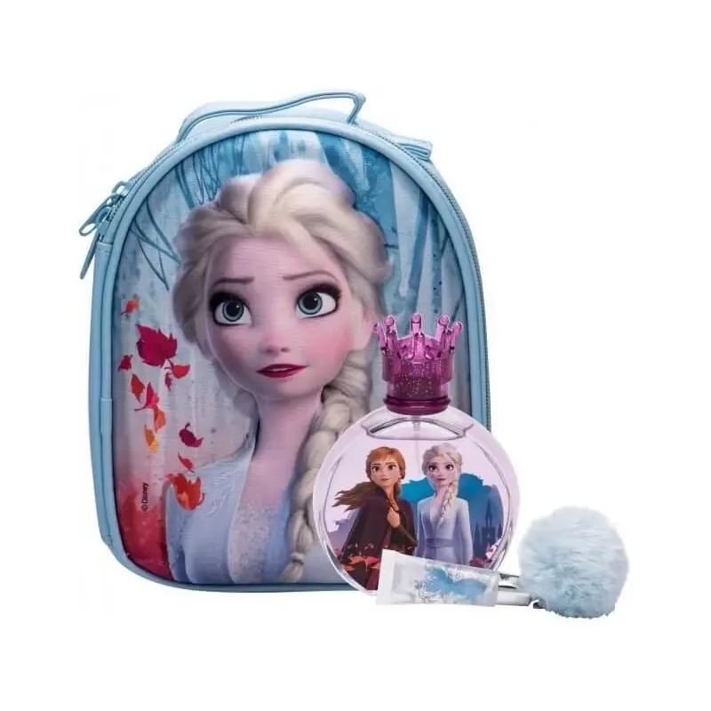 Disney Frozen Σακίδιο Πλάτης Elsa με Eau de Toilette Frozen II, 100ml & Lip Gloss, 6ml