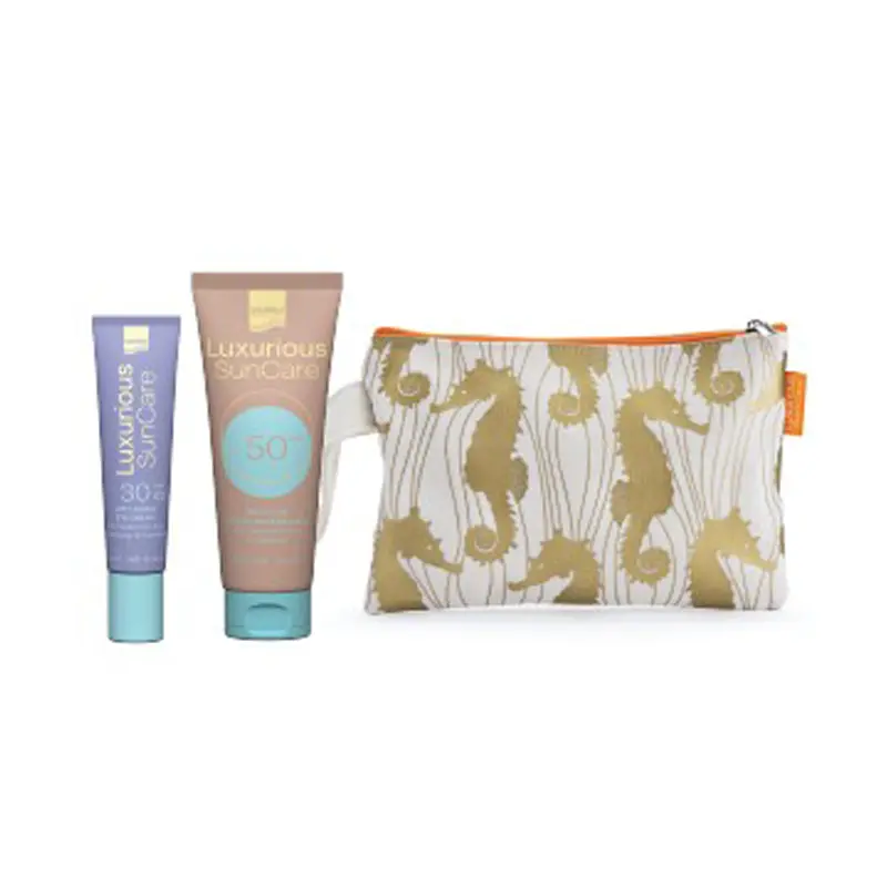 Luxurious SunCare Pack Silk Cover & Eye Cream, Αντηλιακή προστασία για το πρόσωπο και τα μάτια