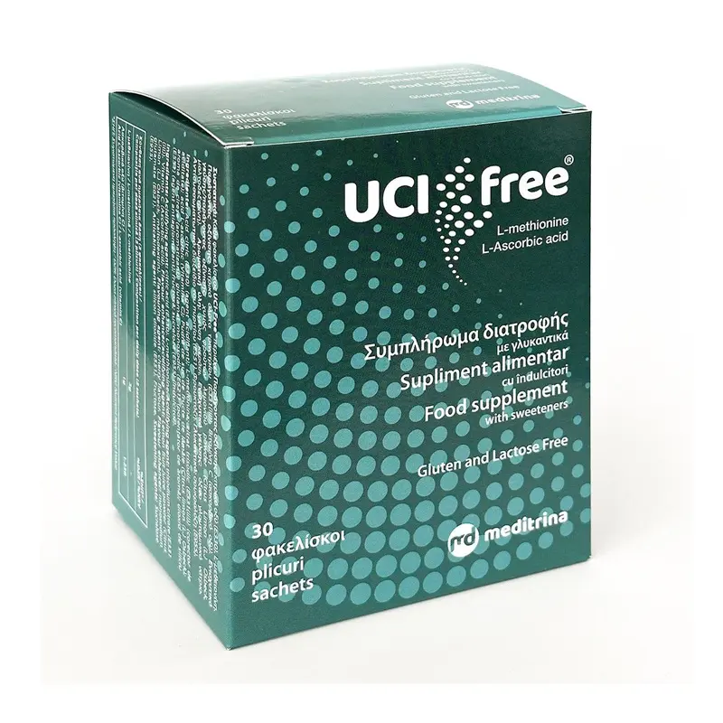Meditrina UCI free, Συμπλήρωμα Διατροφής Για Ενίσχυση της Φυσιολογικής Λειτουργίας του Ουροποιητικού, 30 Φακελίσκοι