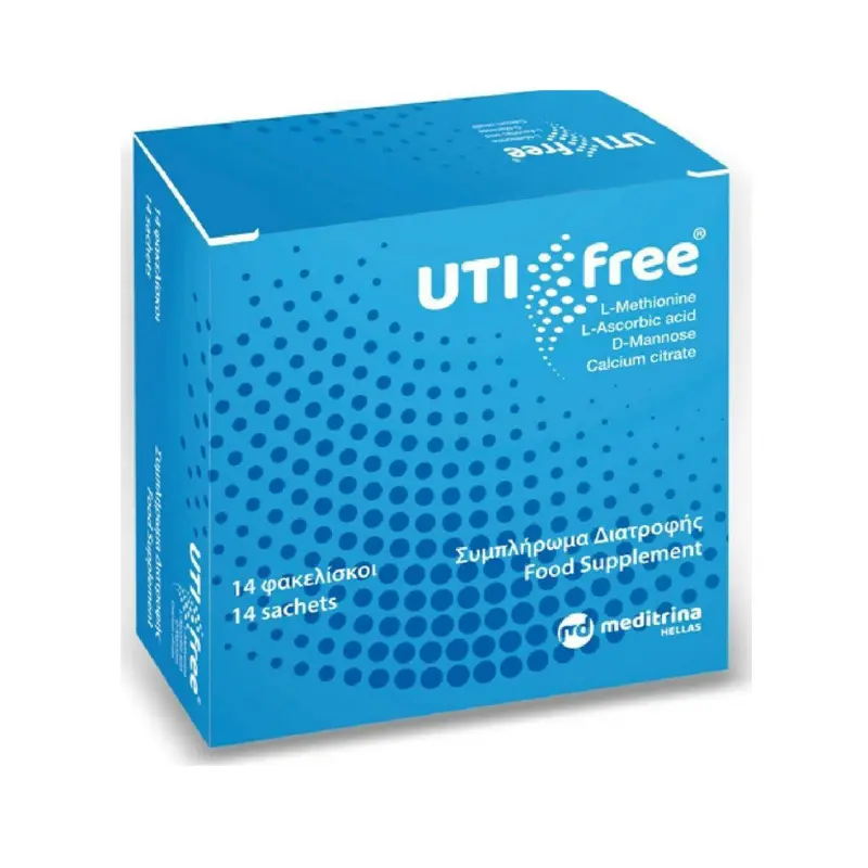 Meditrina UTI free, Συμπλήρωμα Διατροφής Για Ουρολοίμωξη, 14 Φακελίσκοι