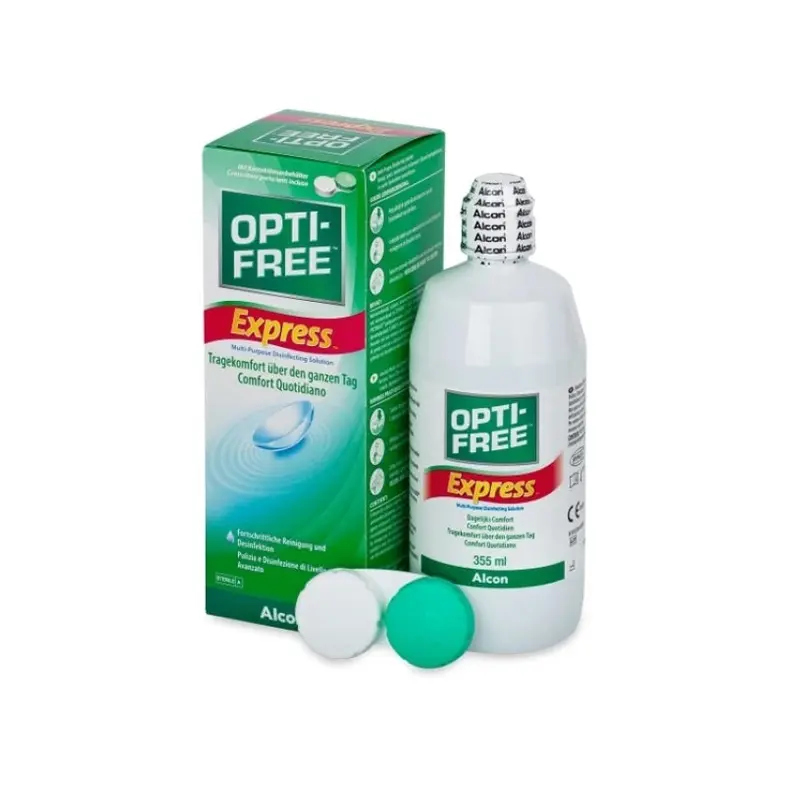 Alcon Opti Free Express, Υγρό Φακών Επαφής για Καθημερινή Άνεση, 355ml