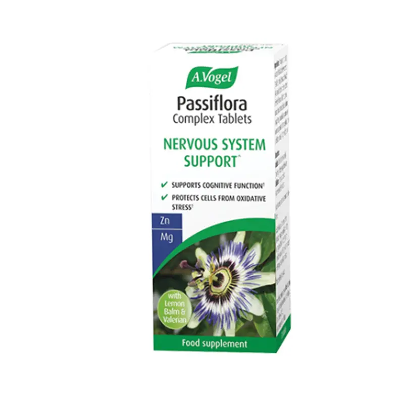 A. Vogel Passiflora Complex, Συμπλήρωμα Διατροφής για την ενίσχυση του αισθήματος ηρεμίας, 30 δισκία