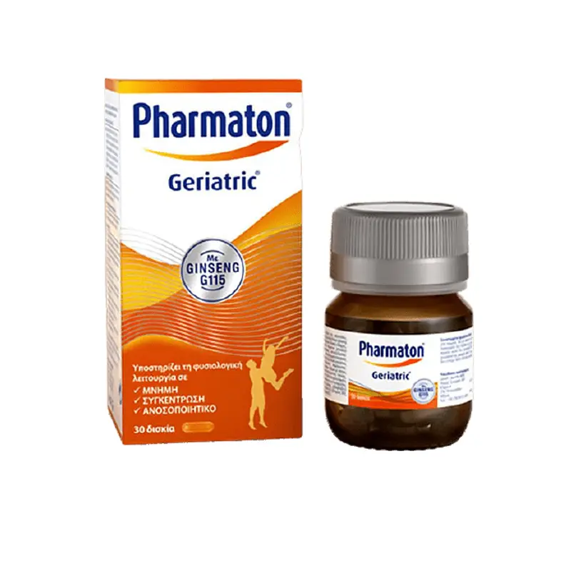 Pharmaton Geriatric με Ginseng G115, 30 δισκία