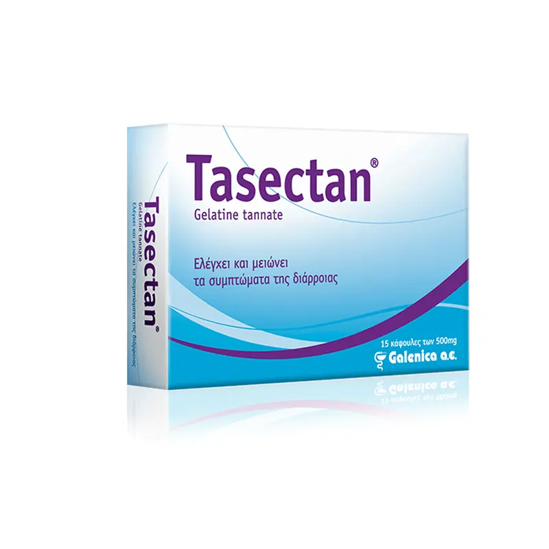 Tasectan για την αντιμετώπιση της διάρροιας σε ενήλικες, 15 κάψουλες