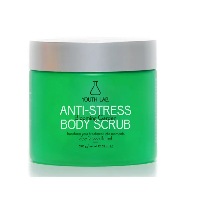 Youth Lab Anti-Stress Body Scrub Blooming Garden, Απολέπιση σώματος με anti-stress δράση, για αποτοξίνωση και ευεξία, 350gr