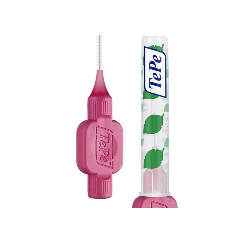 TePe Μεσοδόντια Βουρτσάκια Μέγεθος 0 (0.4 mm), Χρώμα Φούξια, 8 τεμάχια