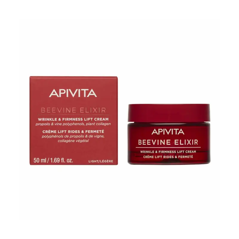 Apivita Beevine Elixir, Αντιρυτιδική Κρέμα για Σύσφιξη & Lifting Ελαφριάς Υφής, 50ml