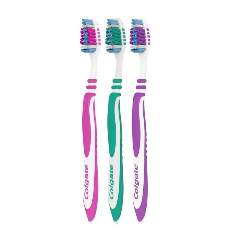 Colgate Zig Zag Οδοντόβουρτσα Medium, Family Pack, 3 τεμάχια