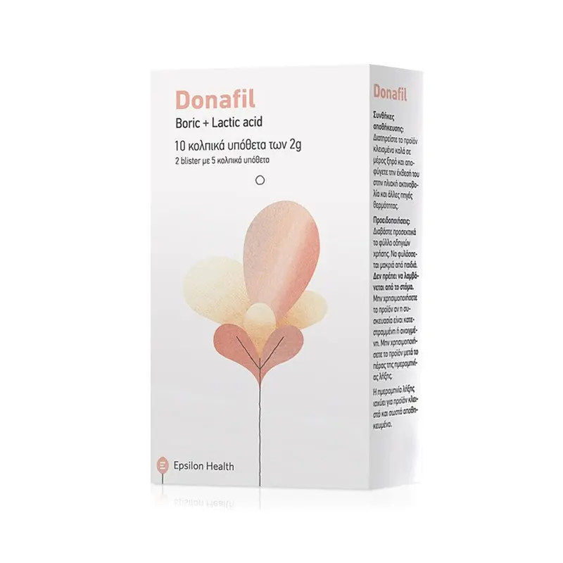 Epsilon Health Donafil, 10 κολπικά υπόθετα των 2gr