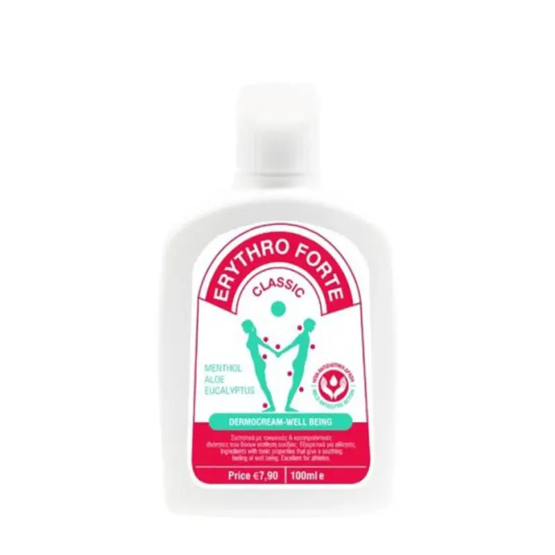 Erythro Forte Classic Thermocream, Θερμαντική Κρέμα για τους μυϊκούς πόνους, 115ml