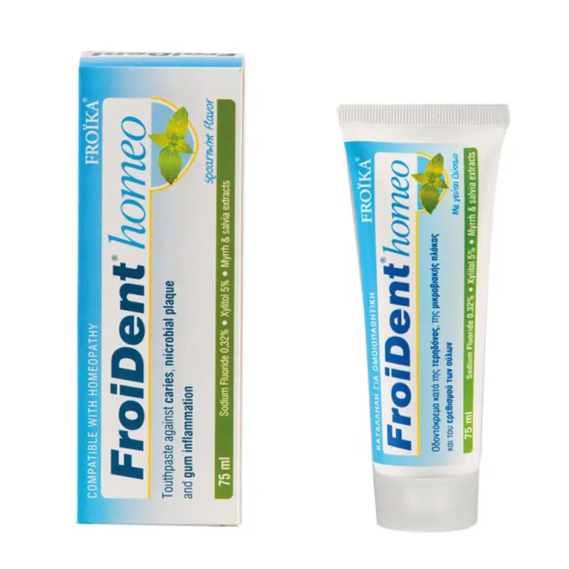 Froident Homeo toothpaste, με φυσική γεύση Δυόσμο, 75ml