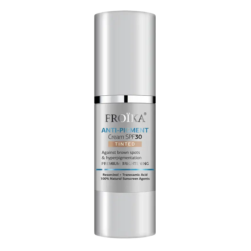 Froika Anti-Pigment Cream spf30 Tinted, Κρέμα κατά των καφέ κηλίδων και της υπερμελάγχρωσης, 30ml