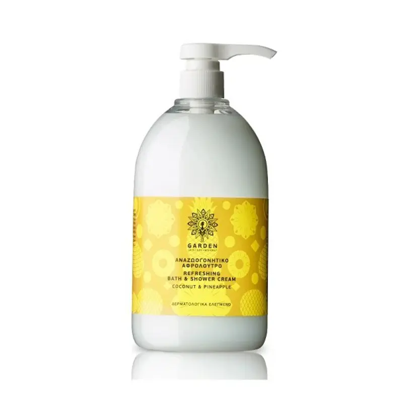 Garden of Panthenols Αναζωογονητικό Αφρόλουτρο Coconut & Pineapple, 1000ml