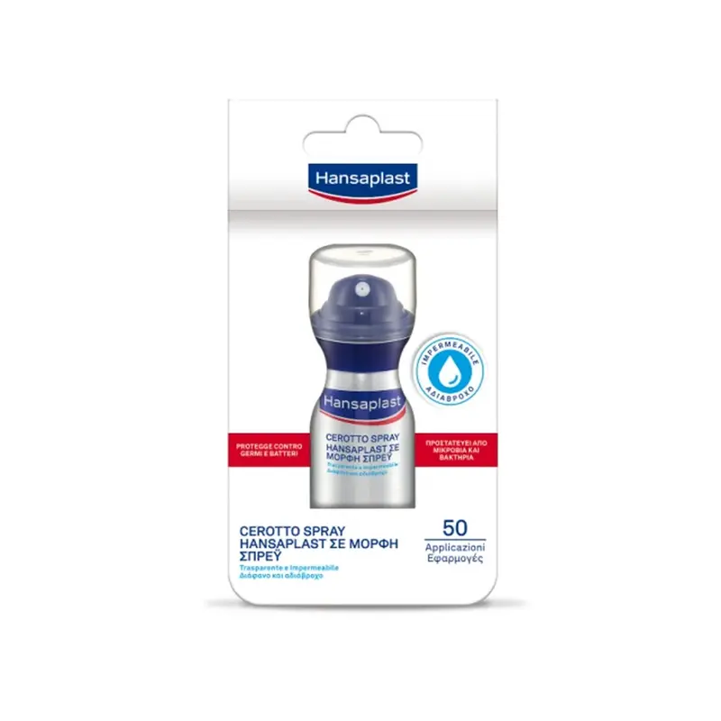 Hansaplast Cerotto Spray, Διάφανο και Αδιάβροχο Hansaplast σε Σπρέι, 50 εφαρμογές