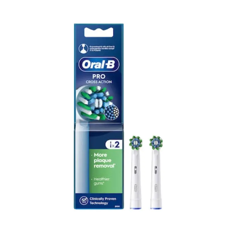 Oral-B Ανταλλακτικά Cross Action, 2 τεμάχια