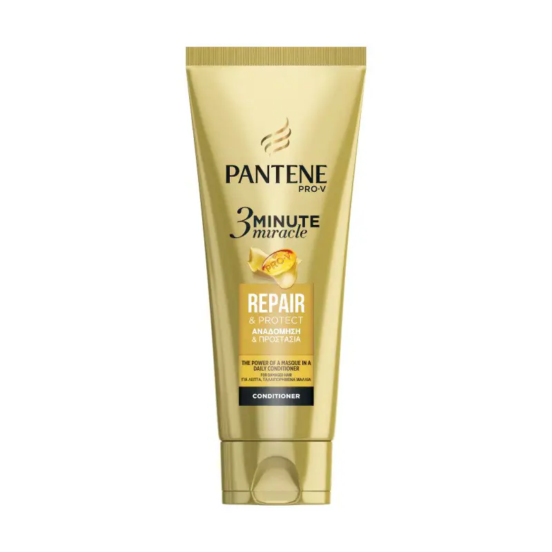 Pantene 3 Minute Miracle Repair & Protect Conditioner, Αναδόμηση & Προστασία Serum Conditioner, 200ml