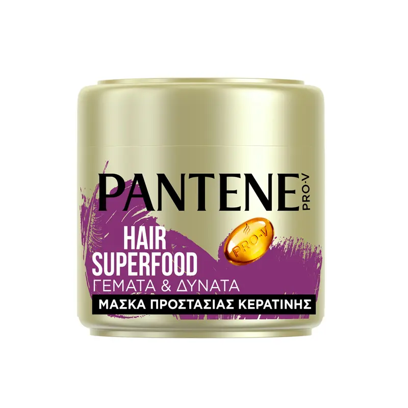 Pantene Hair Superfood Keratin Protect Mask, 300ml