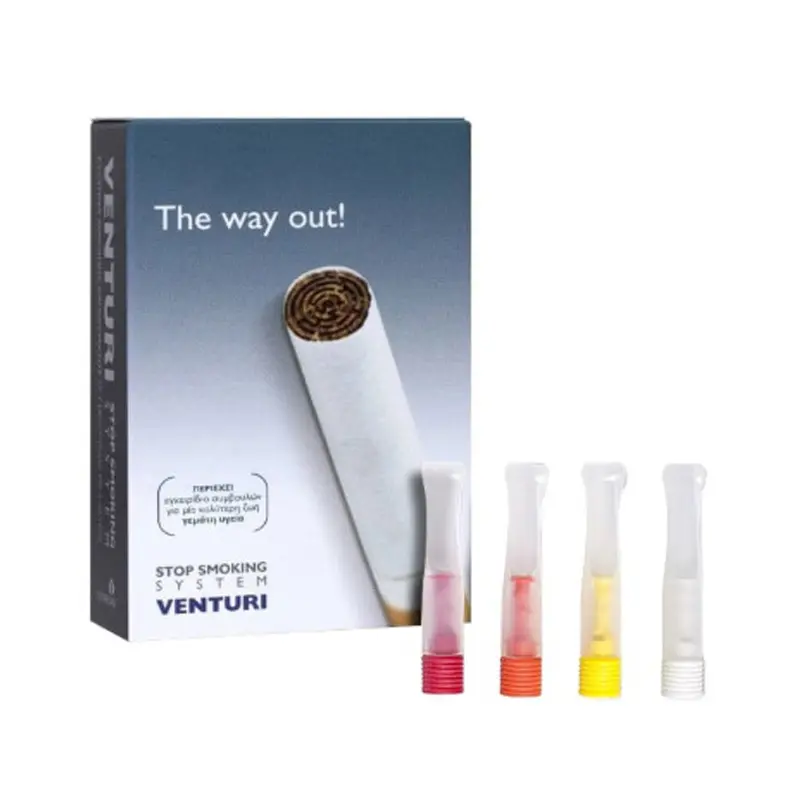 Pharmalead Venturi Stop Smoking System, Σύστημα Διακοπής Καπνίσματος, 4 τεμάχια