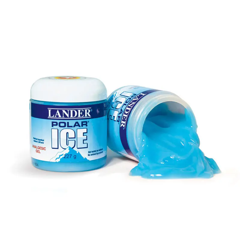 Lander Polar Ice Gel, Γέλη Κρυοθεραπείας για Μυϊκούς Πόνους & Αρθρώσεις, 227gr